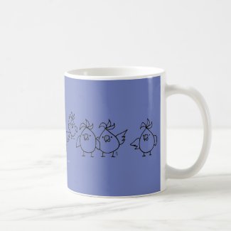 Cockatoos Classic White Coffee Mug