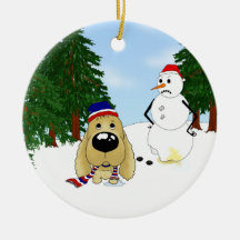 Cocker Spaniel Christmas Ornament