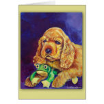 Cocker Spaniel Pup Cards