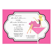Cocktail Bridal Shower Invitation
