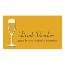 Cocktail champagne glass event orange drink ticket business cards