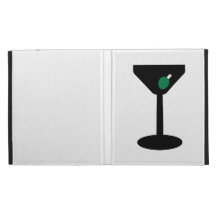 Cocktail glass iPad case