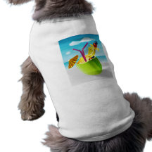 Cocktail in a Coconut Doggie T Shirt