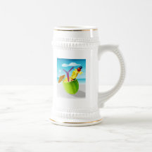 Cocktail in a Coconut Mugs