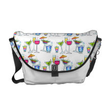 COCKTAIL UP - COCKTAIL GLASSES MESSENGER BAG