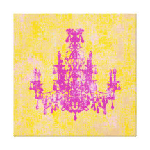 Coco Chandelier ~ Wrapped Canvas .75" Thick Gallery Wrapped Canvas