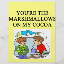 COCOA and marshmallows Personalized Flyer