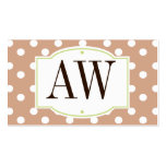 Cocoa Bedotted Business Card Template