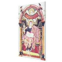 Cod 22. f.85v St. Luke the Evangelist, from Treves canvas prints