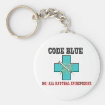 Code Blue 100% All Natural Epinephrine Key Chains