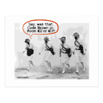 Code Brown for Nurses postcards