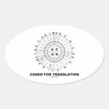Coded For Translation (RNA Codon Wheel) Stickers