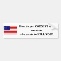 COEXIST? BUMPER STICKERS
