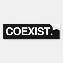 COEXIST.png Bumper Stickers