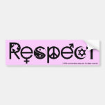 Coexist With Respect Bumper Sticker