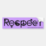 Coexist With Respect Bumper Sticker