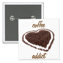 Coffee Addict Button