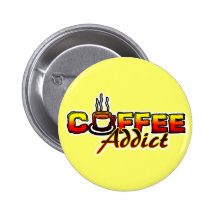 Coffee Addict Pin