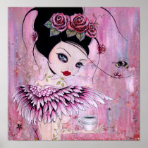 Coffee Angel Print posters