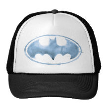 Coffee Bat Symbol - Blue Trucker Hat