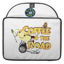 Coffee bean for the road by Valxart.com Sleeve For MacBooks