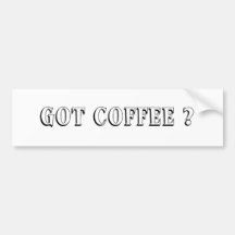 Coffee Bumper Sticker