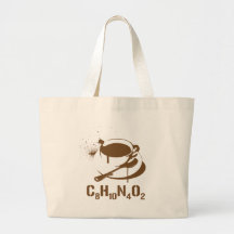 Coffee C8H10N4O2 Canvas Bags