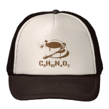 Coffee C8H10N4O2 Mesh Hats