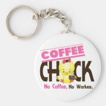 Coffee Chick 2 Keychains