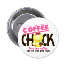 Coffee Chick 4 Button