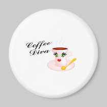 Coffee Diva magnets
