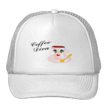 Coffee Diva Trucker Hats