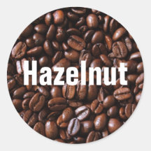 Coffee Flavour Label Stickers