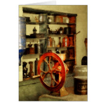 Coffee Grinder and Canister of Sugar Card