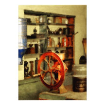 Coffee Grinder and Canister of Sugar Personalized Announcements