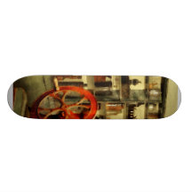 Coffee Grinder and Canister of Sugar Custom Skateboard