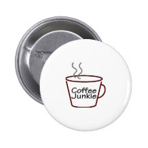 Coffee Junkie Buttons
