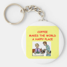 coffee key chain