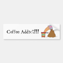 Coffee Monster Bumper Stickers