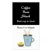 Coffee Mug and Muffin Business Card