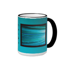 Coffee Mug - Bluish-Green LED Wash Lighting
