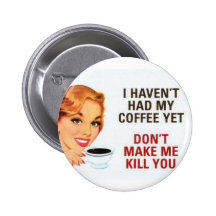 coffee pinback buttons