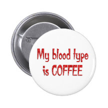 Coffee Pinback Buttons