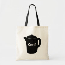 Coffee Pot design Tote Bag