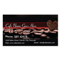 Coffee Rewards Card Business Cards
