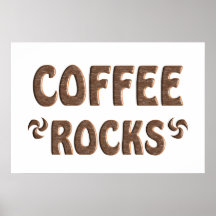 COFFEE ROCKS PRINT
