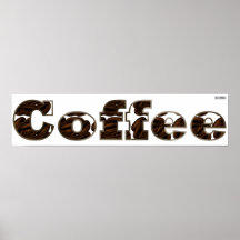 Coffee The Word Canvas Print