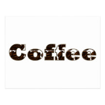 Coffee The Word Postcards