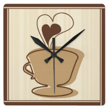 Coffee Time Wall Clock