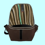 Coffee Tone Stripe Men's Commuter Bag messenger bags